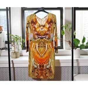Alexander McQueen Butterfly Print "Plato's Atlantis" Dress S/S 2009 (Size IT46)
